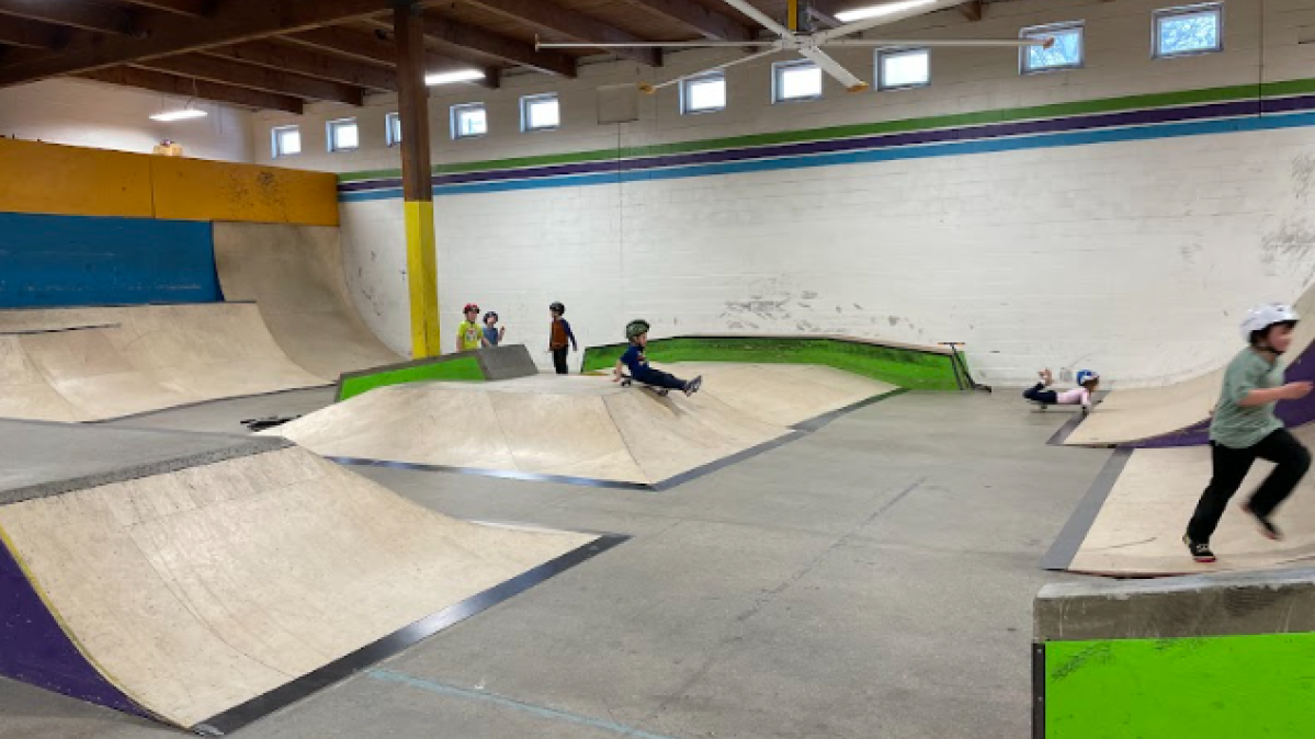 children skateboarding