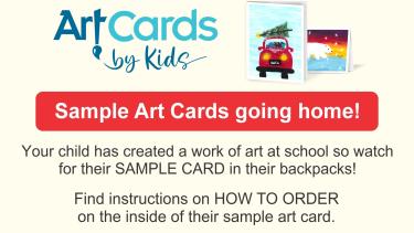 Art Cards by Kids (Parent FLYER)