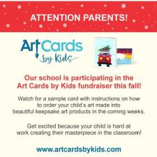 Art Cards by Kids (Parent FLYER)